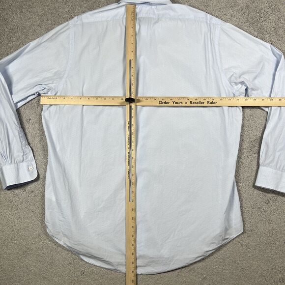 Brooks Brothers Button Down Shirt Mens Extra Large Made In USA Italian Fabric - Picture 8 of 12